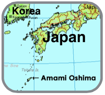 amami oshima map